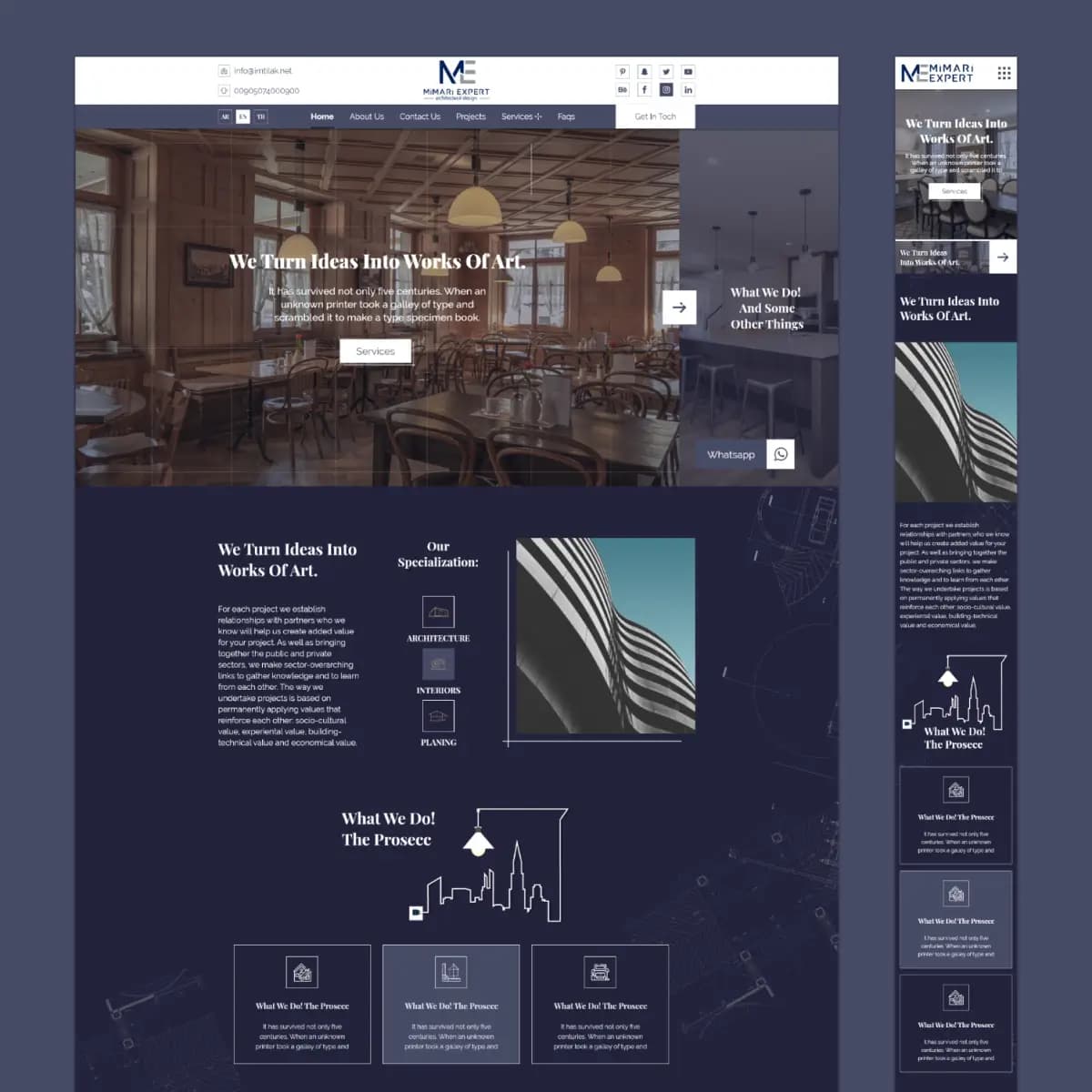 Mimari Expert Website UX Case Study